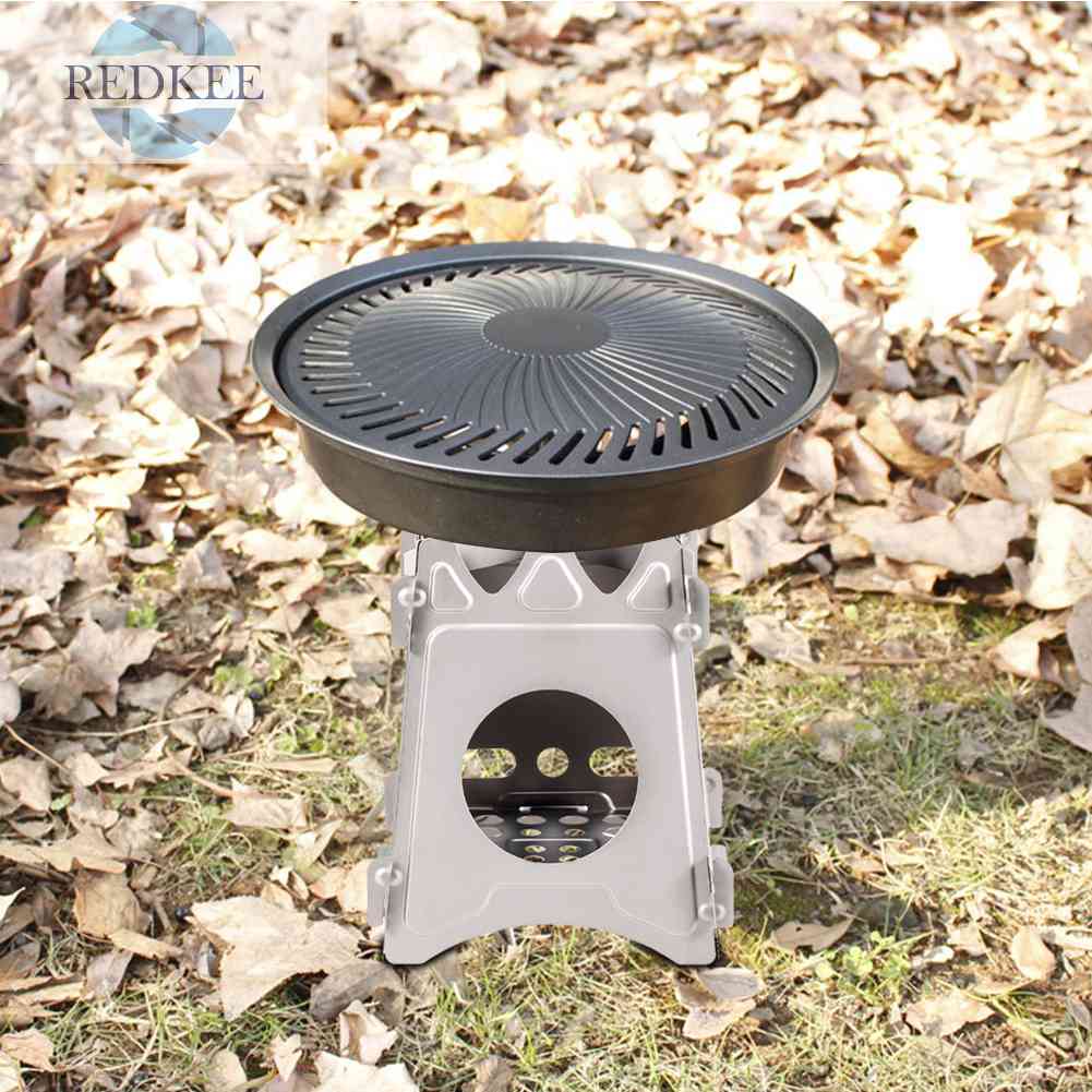 Bếp Củi Bằng Thép Không Gỉ Tiện Lợi Khi Đi Cắm Trại