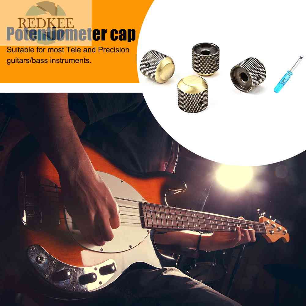 Nút Điều Chỉnh Âm Lượng Cho Đàn Guitar Bằng Kim Loại