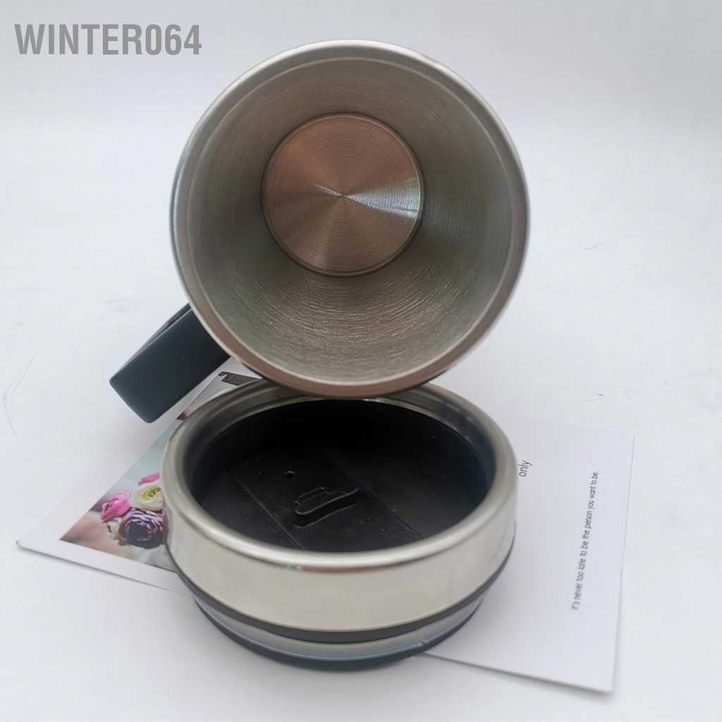 Winter064 Cốc Làm Nóng Ô Tô Công Suất Lớn Chống Rò Rỉ Bằng Thép Không Gỉ An Toàn Xe Điện Cách Nhiệt Cho Tải
