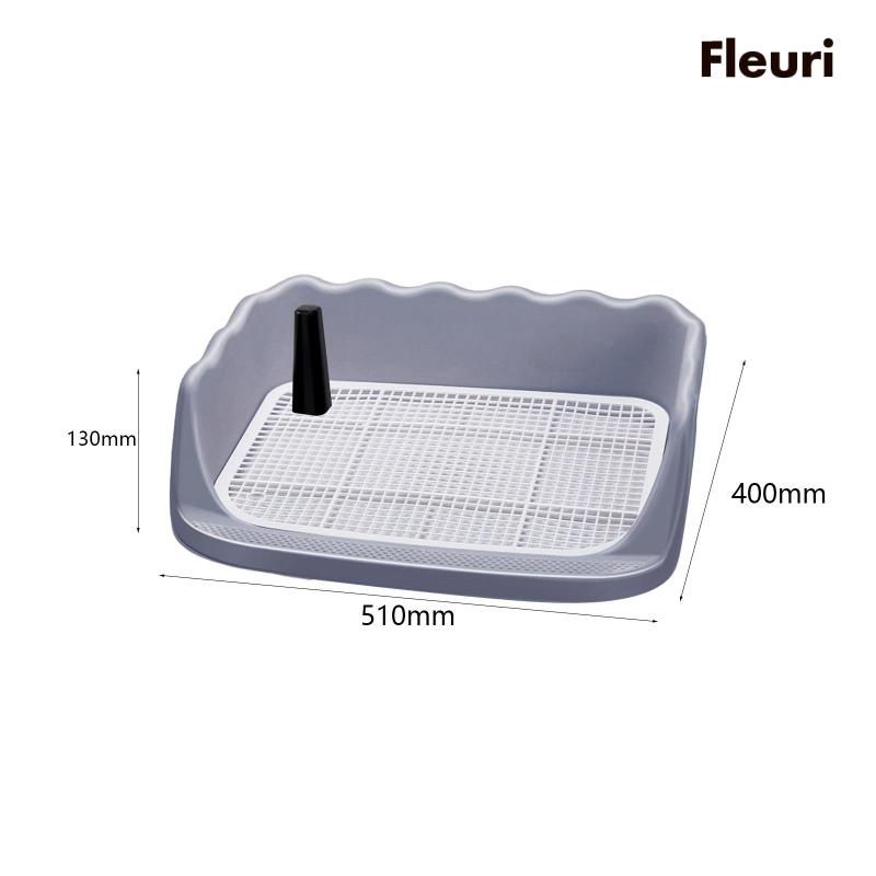 Khay Đi Vệ Sinh Gắn Tường Kèm Khay Đựng Bảo Vệ Dành Cho Thú Cưng Cỡ Nhỏ / Vừa / Thỏ