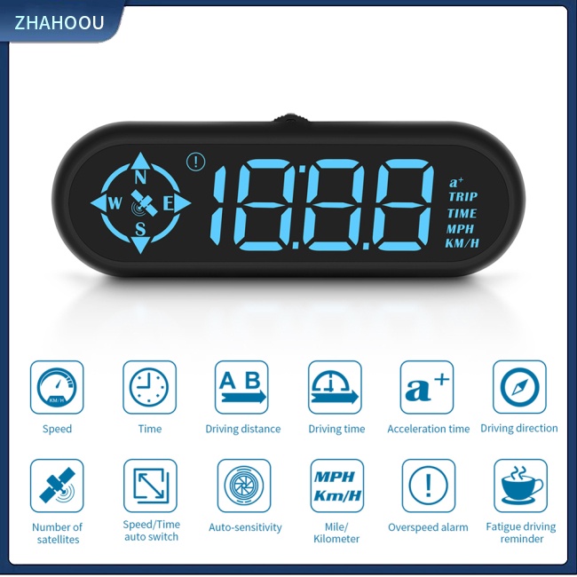 ☃Nhà Cửa☃ Đồng Hồ Đo Tốc Độ G9 Màn Hình Led Hd Gps Đa Năng Cho Xe Hơi