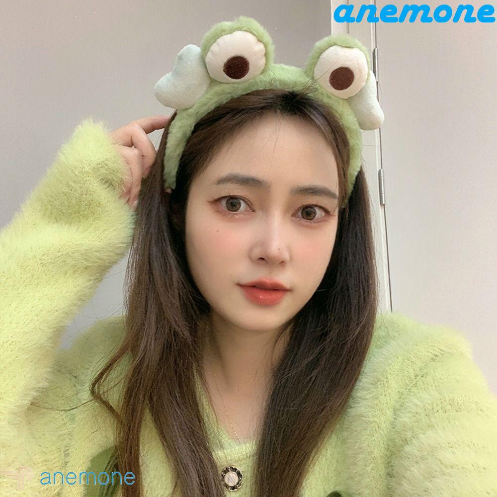 Băng Đô Cài Tóc Bằng Nhựa Phủ Lông Thời Trang Thu Đông Xinh Xắn Cho Nữ