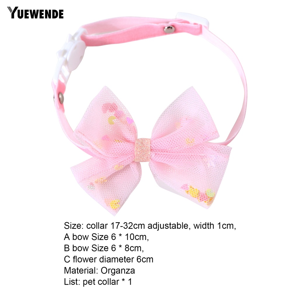 Vòng Cổ Nơ Dễ Điều Chỉnh Cho Thú Cưng