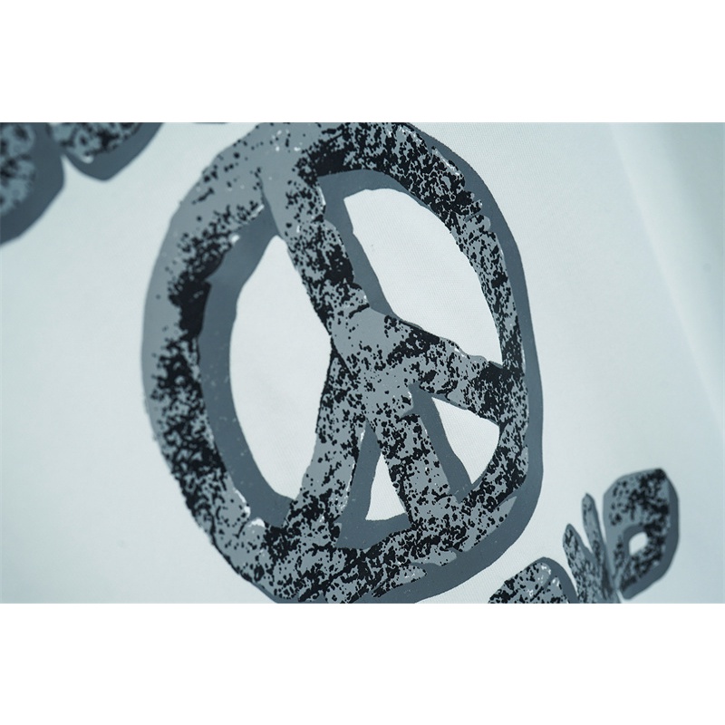 Áo Thun cotton MO8SCHI88 Ngắn Tay Hai Lớp Sợi Đôi Cổ Điển Cho Nam Và Nữuhszhefgjrtfg