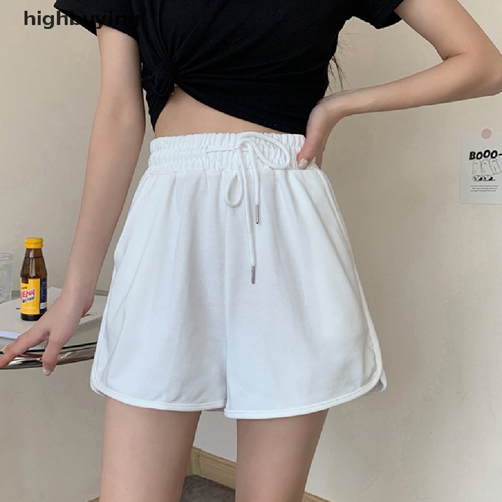 Quần ngắn ống rộng Màu Sắc Thời Trang Mùa Hè Cho Nữ