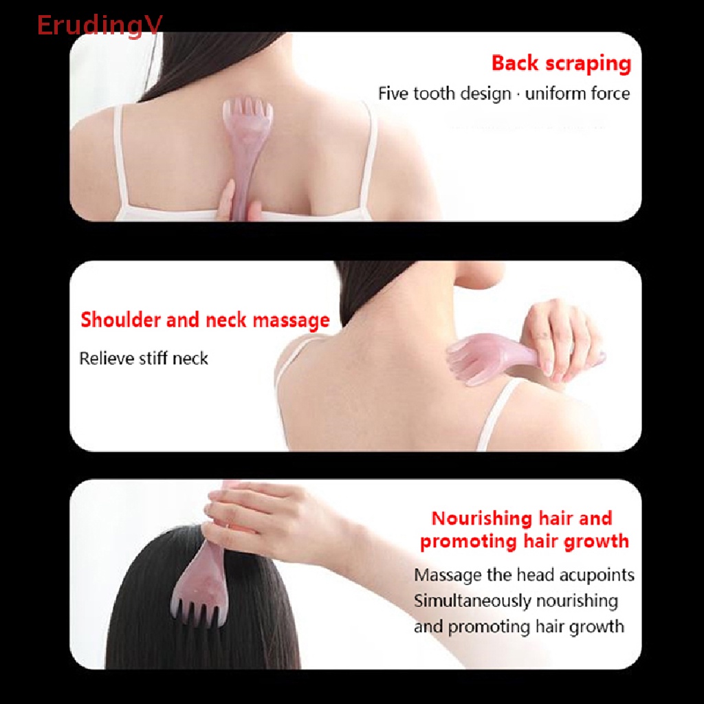 Gua Sha Mát Xa Da Đầu / Cổ / Chân / Toàn Thân Bằng Nhựa Resin