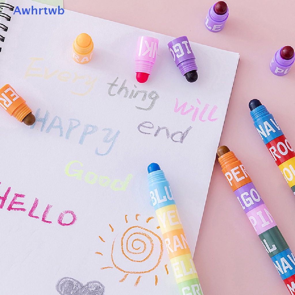Awhrtwb Gel Đánh Dấu Cao 6 Màu Kẹo Phong Cách Vintage Chất Lượng Cao Mới
