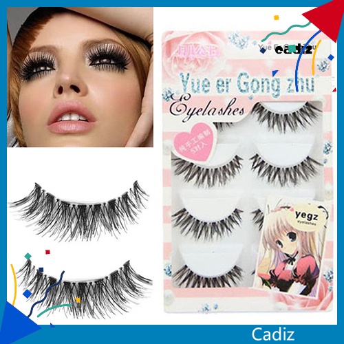 Set 5 Cặp Lông Mi Giả Dài Và Dày Tự Nhiên Handmade