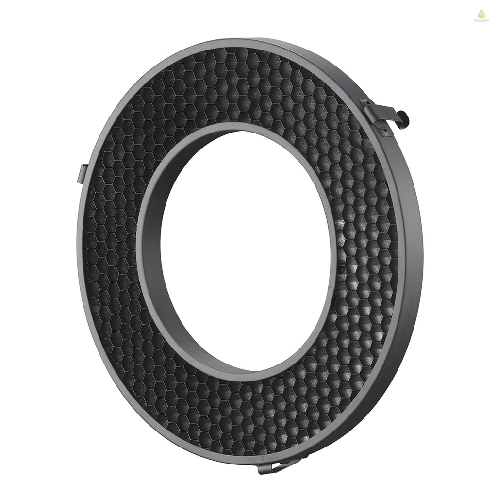 (fygavn) Godox R200-HC30 30° Phụ Kiện Kim Loại Hình Tổ Ong Gắn Đèn Flash Máy Ảnh Godox R200