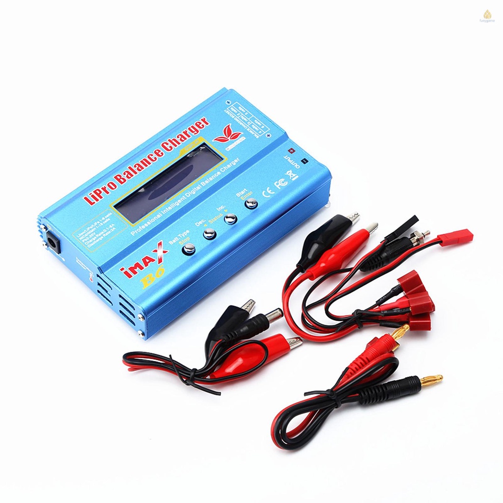 Bộ Sạc / Sạc Cân Bằng B6 Mini Đa Năng AC / DC Cho Pin LiPo Li-ion LiFe NiCd NiMH Pb RC