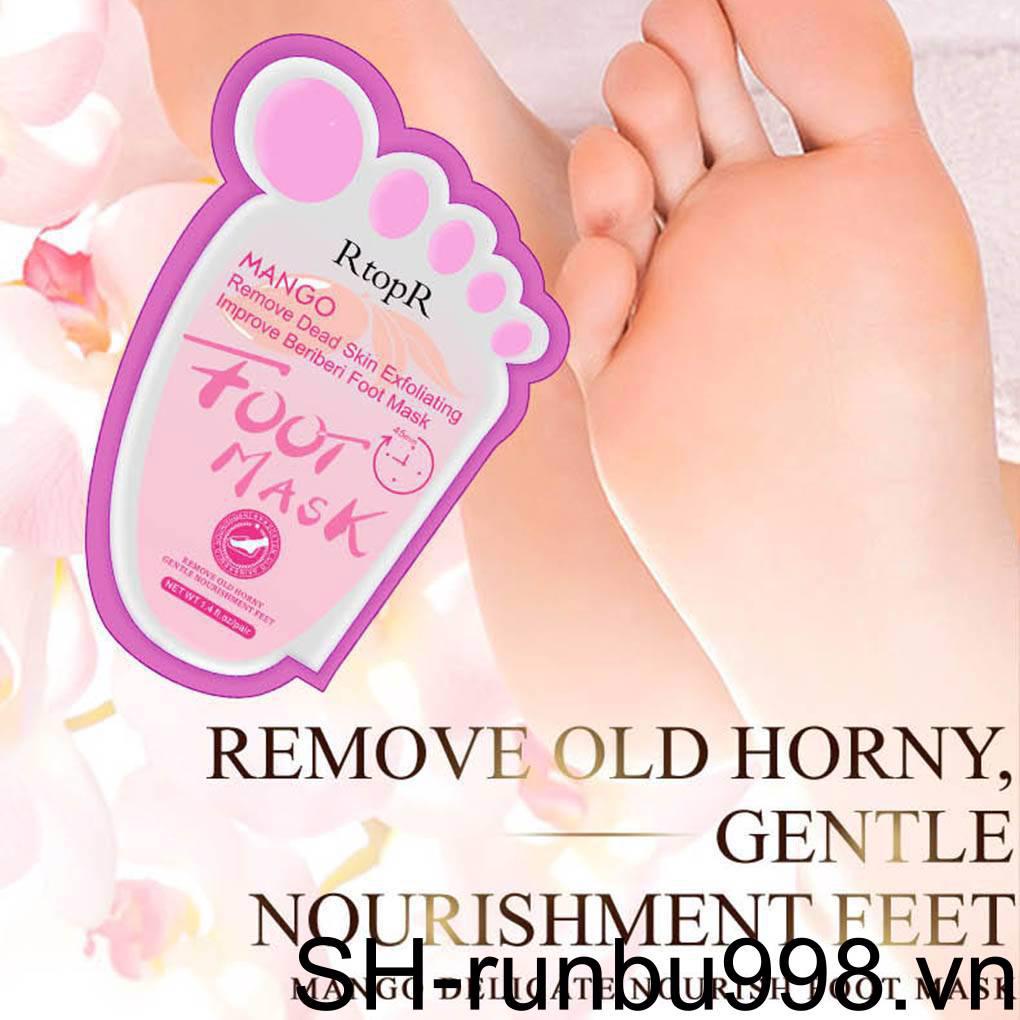 1 Túi Mặt Nạ Chân Tẩy Tế Bào Chết Chiết Xuất Xoài Dưỡng Ẩm Làm Trắng Da