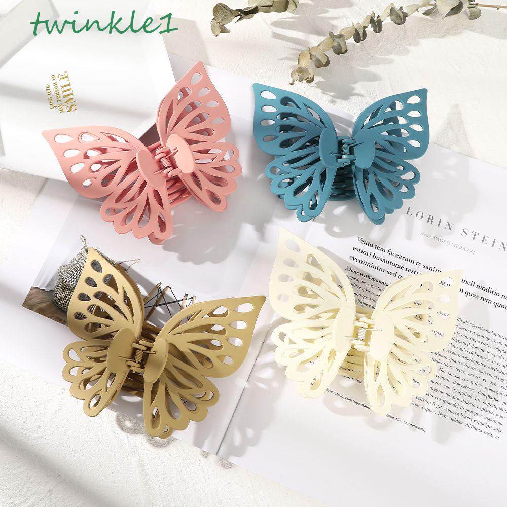 Kẹp Tóc Bướm / Cá Mập Cỡ Lớn Lấp Lánh Thời Trang Cho Nữ