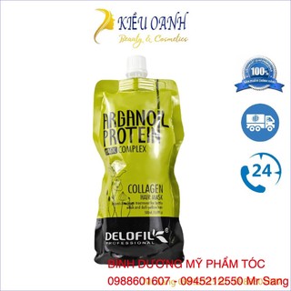 Hấp dầu Collagen Delofil Arganoil Protein siêu mượt 500ml (2026)
