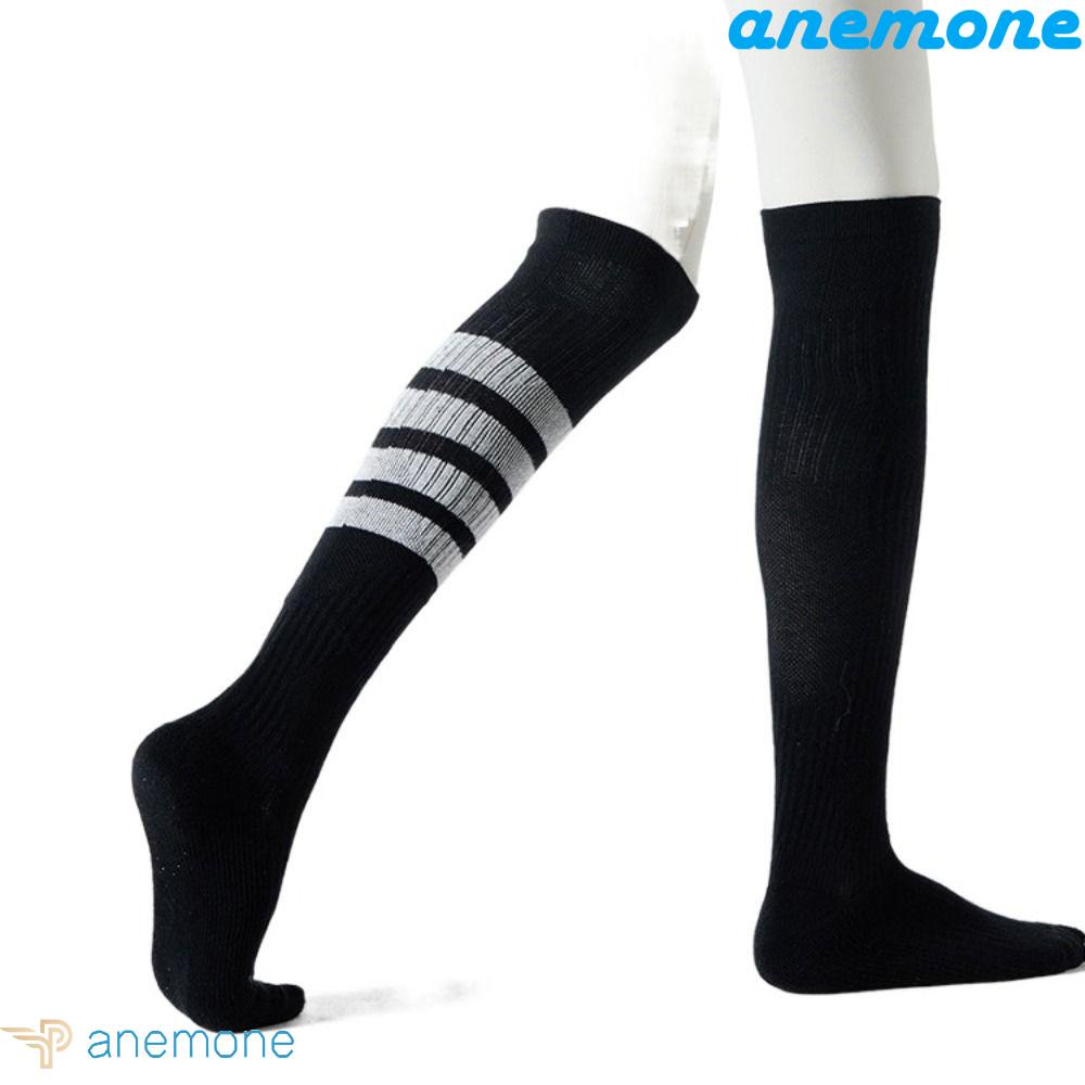 Vớ Thể Thao Dài Co Giãn Nhiều Màu Sắc Họa Tiết Kẻ Sọc Phong Cách Harajuku Cho Nữ