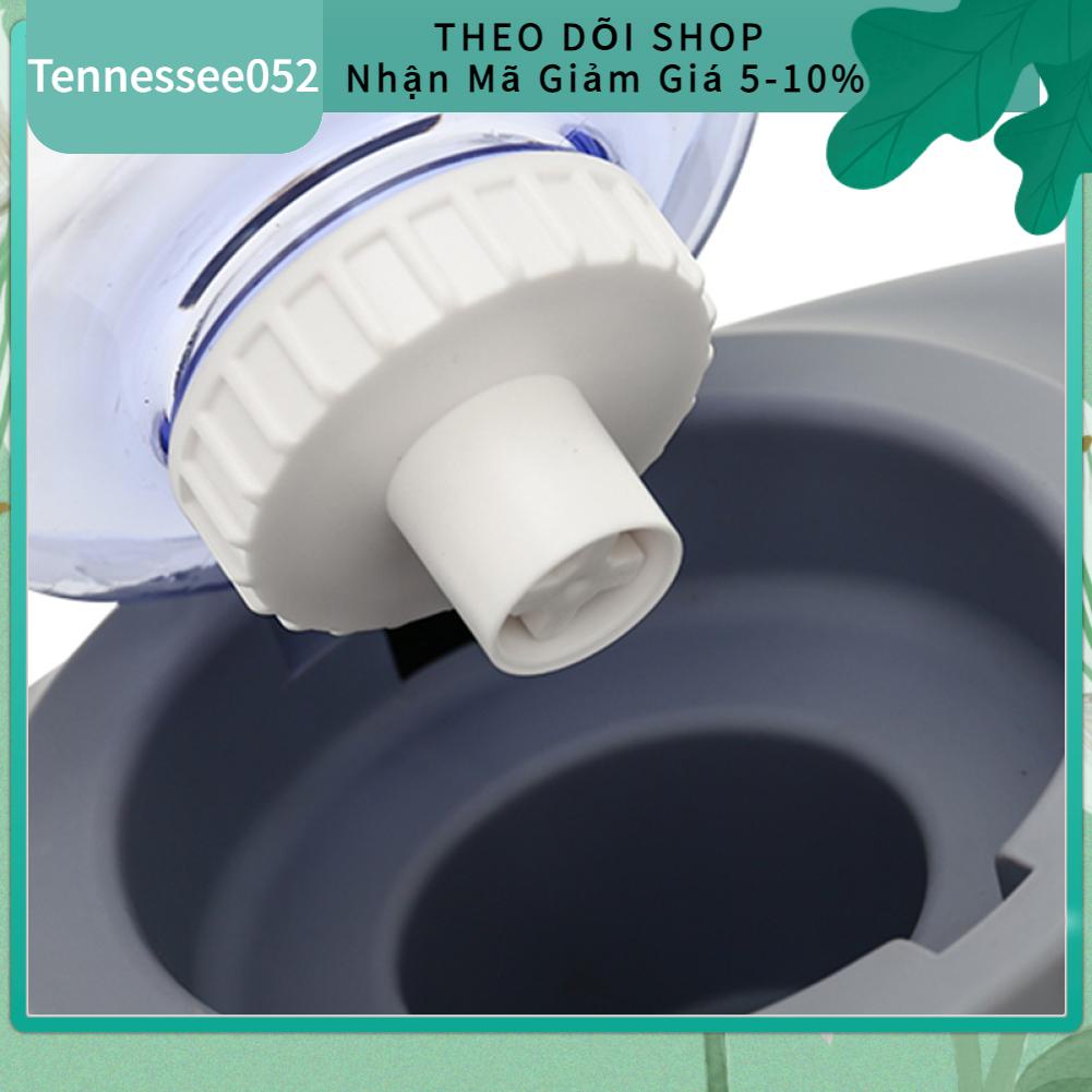 Tennessee052 Bát nước và thức ăn cho thú cưng có dung tích lớn Kiểu lưỡi liềm Thiết kế nghiêng đôi tự động đáy chống trượt
