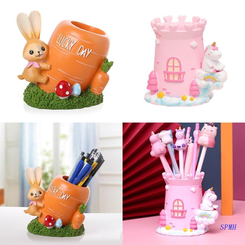 Giá Đỡ Bút Để Bàn Thủ Công Thiết Kế Đáng Yêu Cho Bé Mẫu Giáo