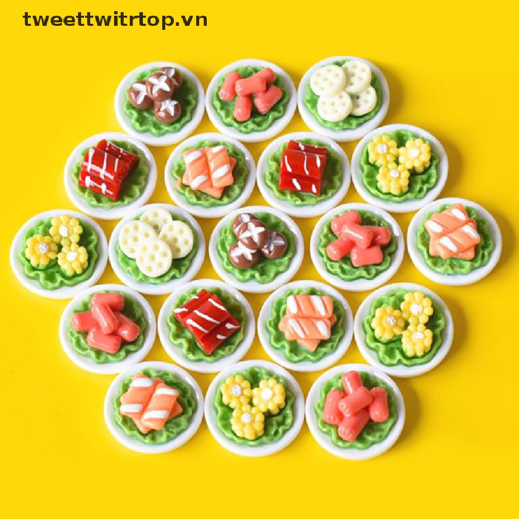 Set 5 Đĩa Mini Đồ Chơi Cho Bé Chơi Đồ Hàng