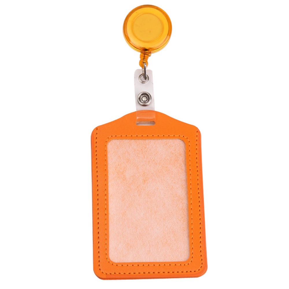Bao Đựng Thẻ ID Bằng Da PU Có Thể Thu Gọn Tiện Dụng