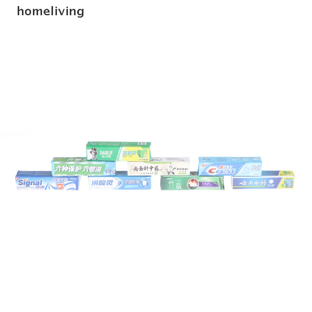 Set 5 Bàn Chải Đánh Răng Mini Tỉ Lệ 1 / 12 Cho Nhà Búp Bê