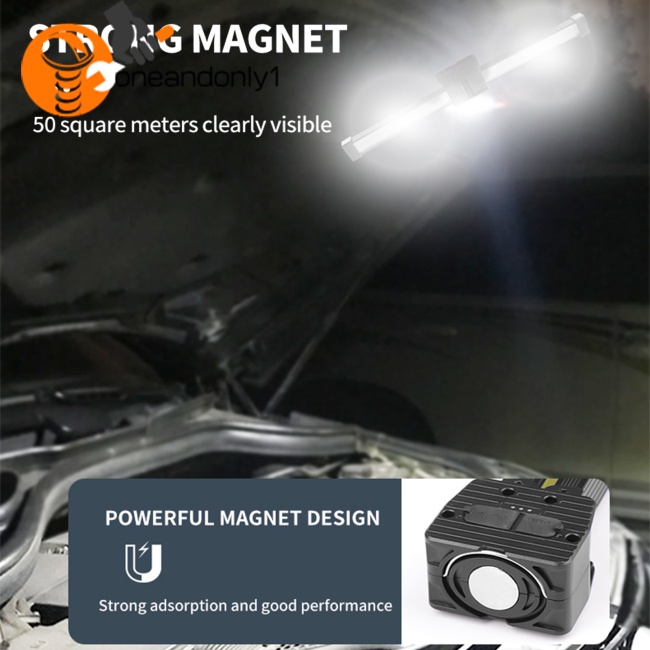 Đèn Led Cob Làm Việc 90 Độ 5 Mức Độ Có Móc Treo Tiện Dụng