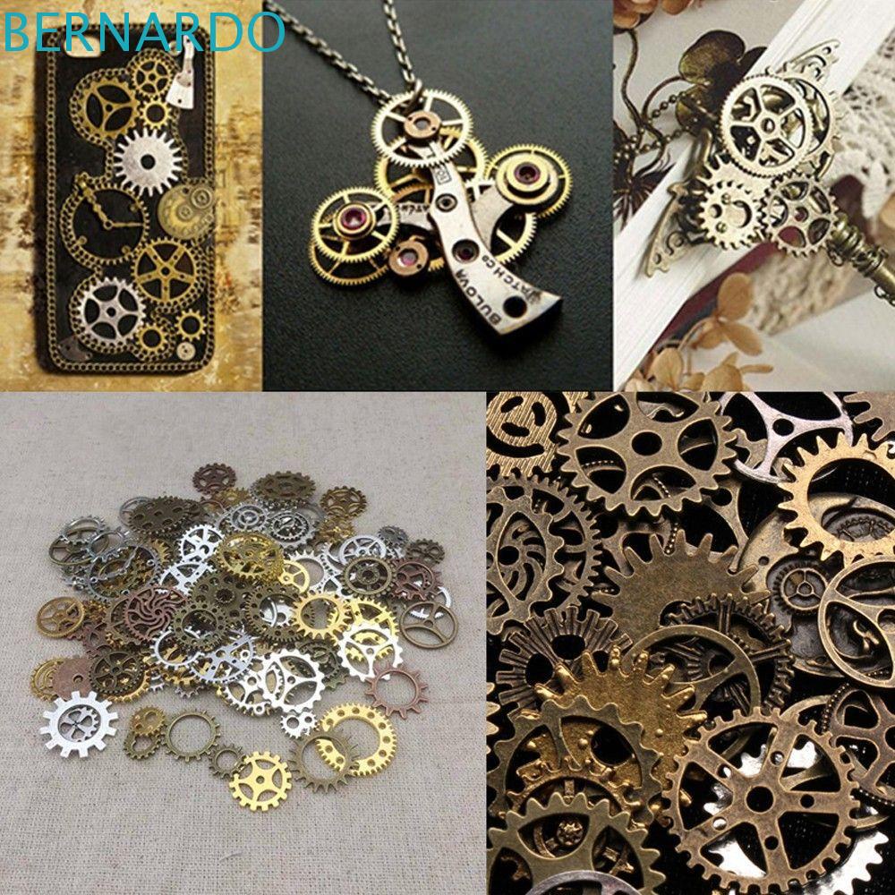 Mặt Dây Chuyền Hình Bánh Răng Và Bánh Răng Cổ Điển Thương Hiệu Steampunk Hỗn Hợp DIY Mới BERNARDO Steampunk