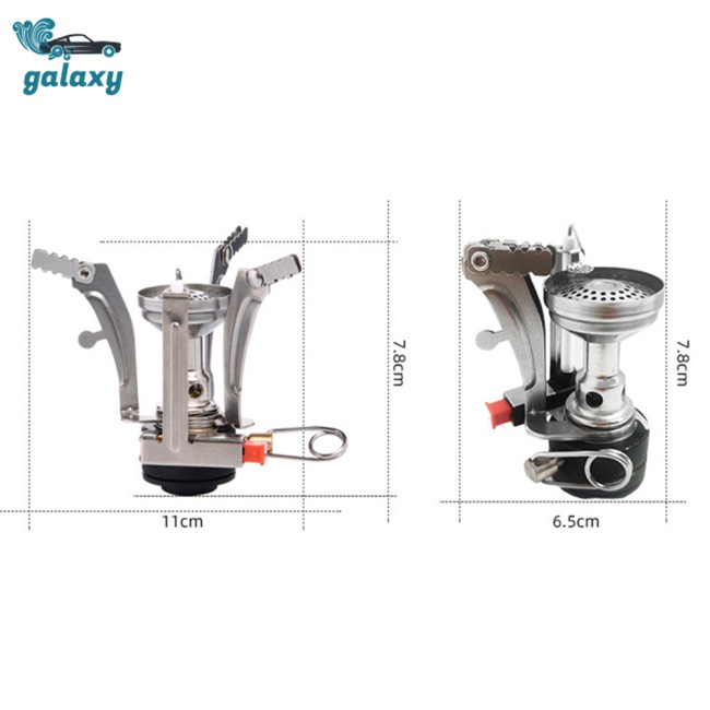 Galaxy Bếp Gas Mini Bằng Thép Không Gỉ Có Thể Gấp Gọn Tiện Dụng Khi Đi Cắm Trại