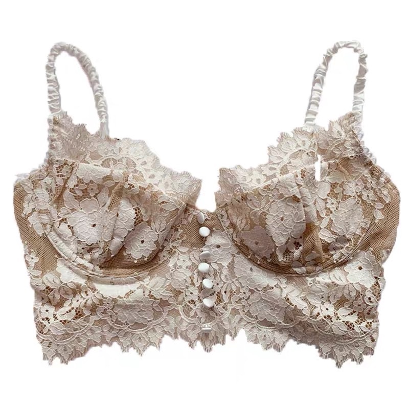 Áo Bra Ren hot cúc bọc vải ren mềm cao cấp