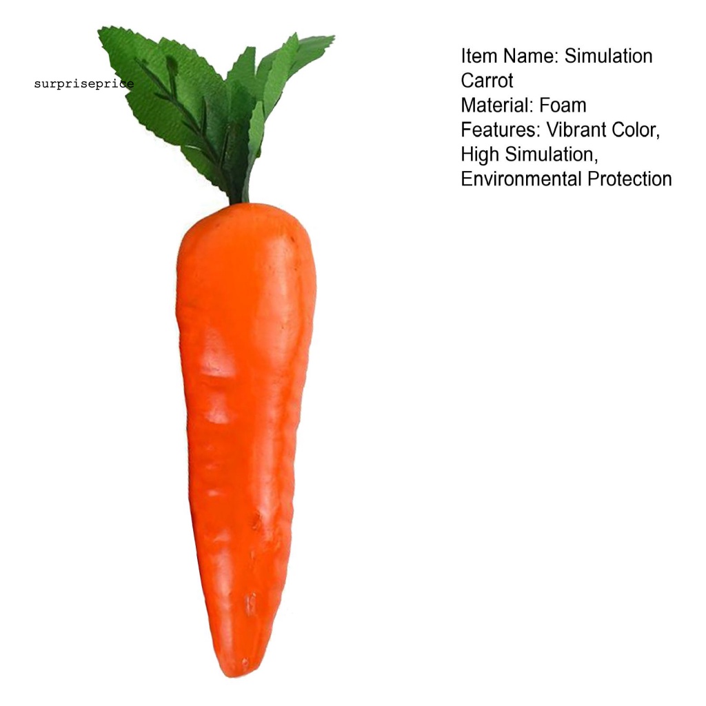 Mô Hình Cà Rốt Giả Dùng Trang Trí Tiệc Phục Sinh