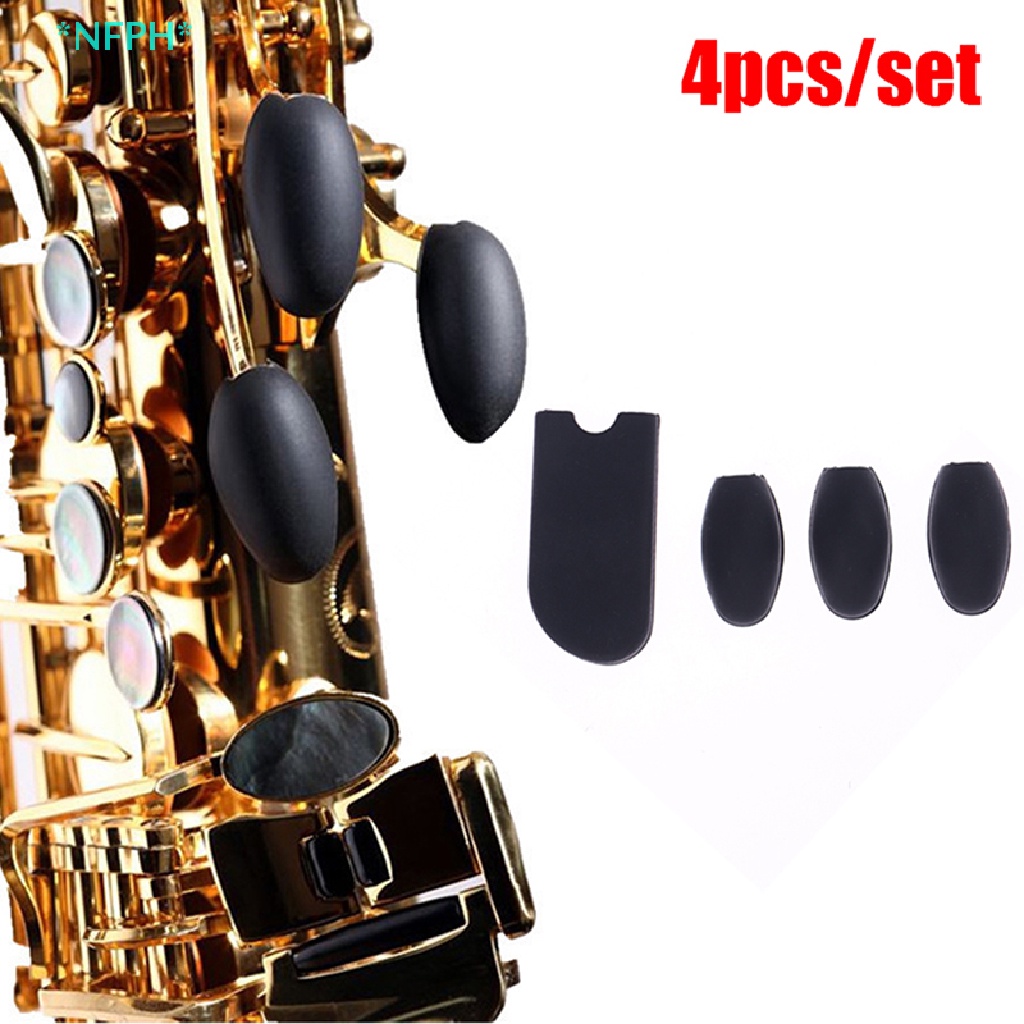 1 Bộ Đệm Bảo Vệ Ngón Tay Bằng Silicon Cho Kèn Saxophone Mới