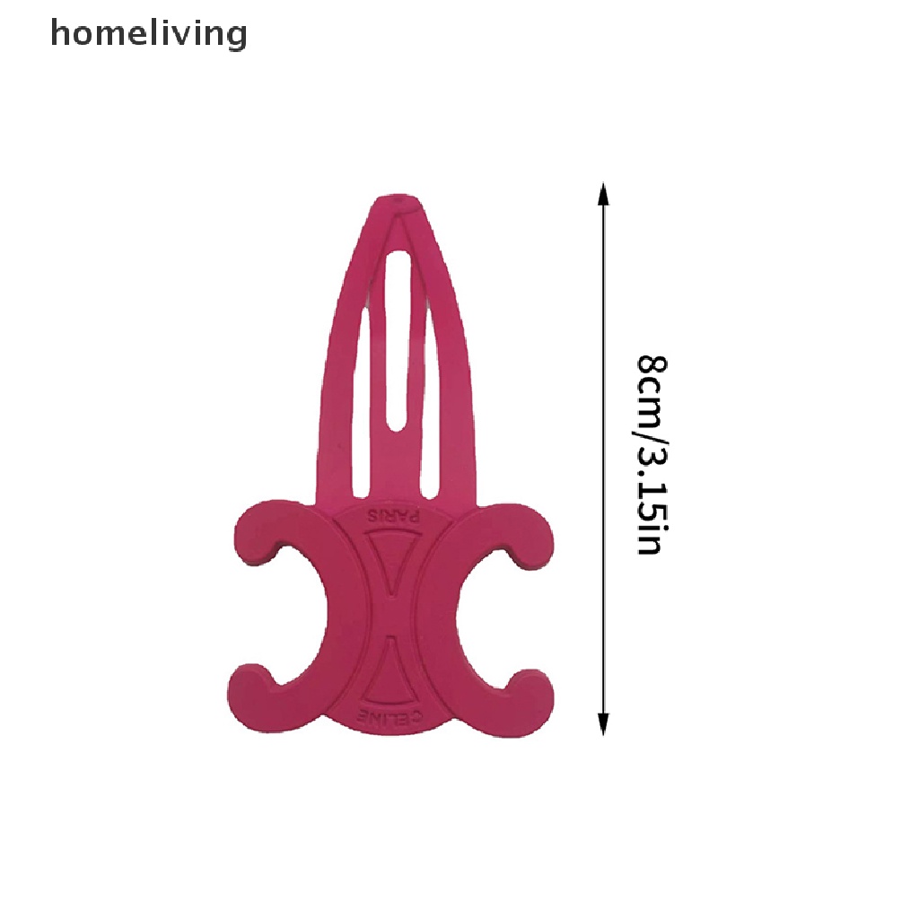 Kẹp Tóc Kim Loại 8cm Màu Vàng Thời Trang Hàn Quốc Cho Nữ