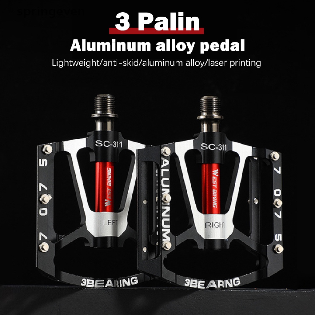 Bàn Đạp 3 Vòng Bi Bằng Hợp Kim Nhôm Siêu Nhẹ Chất Lượng Cao Cho Xe Đạp MTB