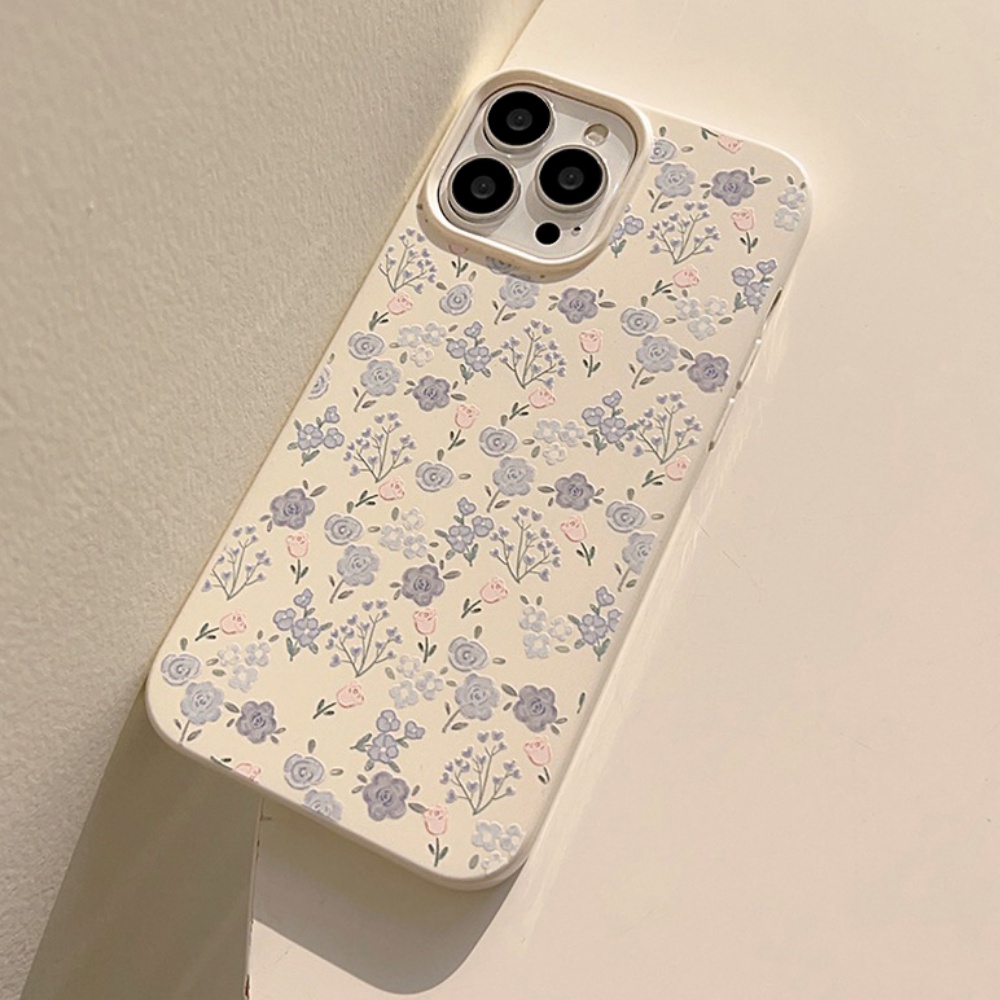 Ốp Điện Thoại TPU Mềm Chống Bụi Chống Rơi Họa Tiết Hoa Tulip Cho IPhone 14 13 12 11 Pro Max X XR 8 7 Plus SE