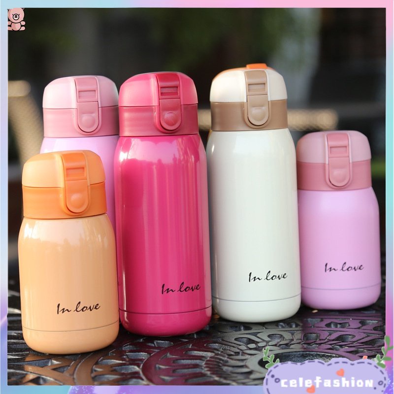 Bình Nước Giữ Nhiệt Mini 360ml Bằng Thép Không Gỉ Chất Lượng Cao