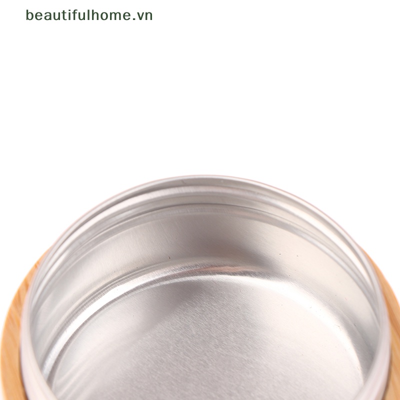 1 Hũ Rỗng Đựng Kem 30 / 50 / 100G Có Nắp Bằng Tre