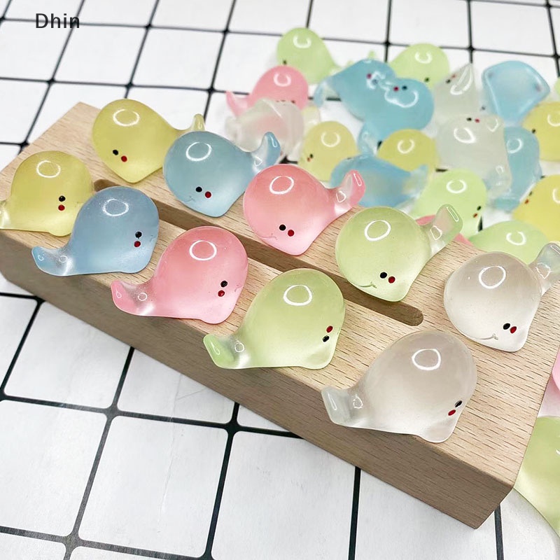 Set 6 Đồ trang trí Cá Heo Dạ Quang Dùng Trang Trí Thủ Công DIY