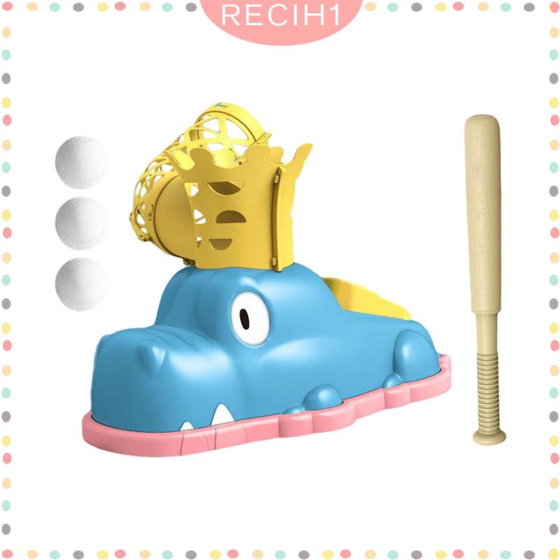 [Recih] Đồ Chơi Máy Ném Bóng Chày Tập Thể Dục Ngoài Trời Cho Trẻ Em