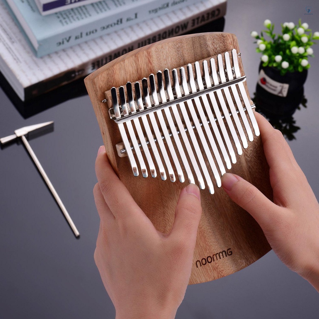 [laptvn] Búa Cảm Ứng Đàn Kalimba Kalimba 17 Phím Có Túi Đựng Hình Dán Ngón Tay
