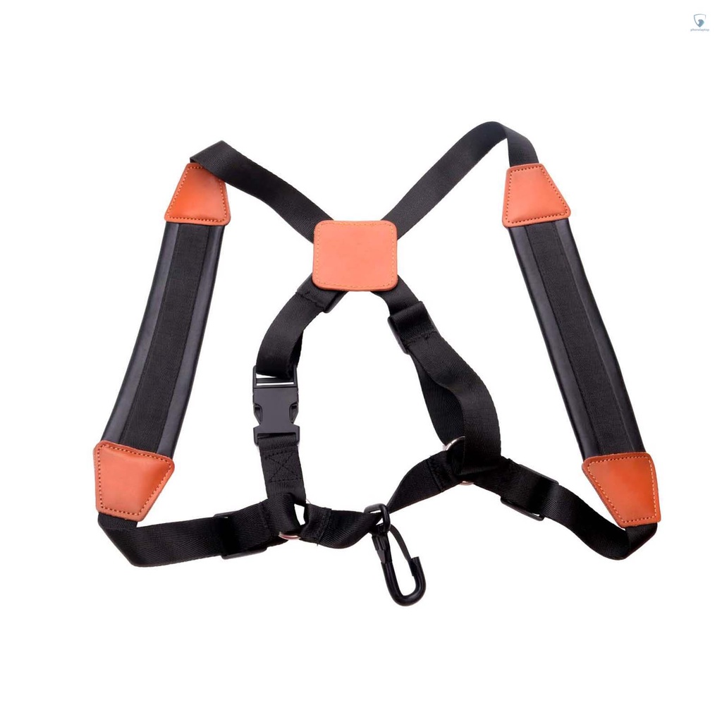 Dây Đeo Vai / Đệm Bằng Da Có Thể Điều Chỉnh Cho Kèn Saxophone Soprano Alto Baritone Saxophone