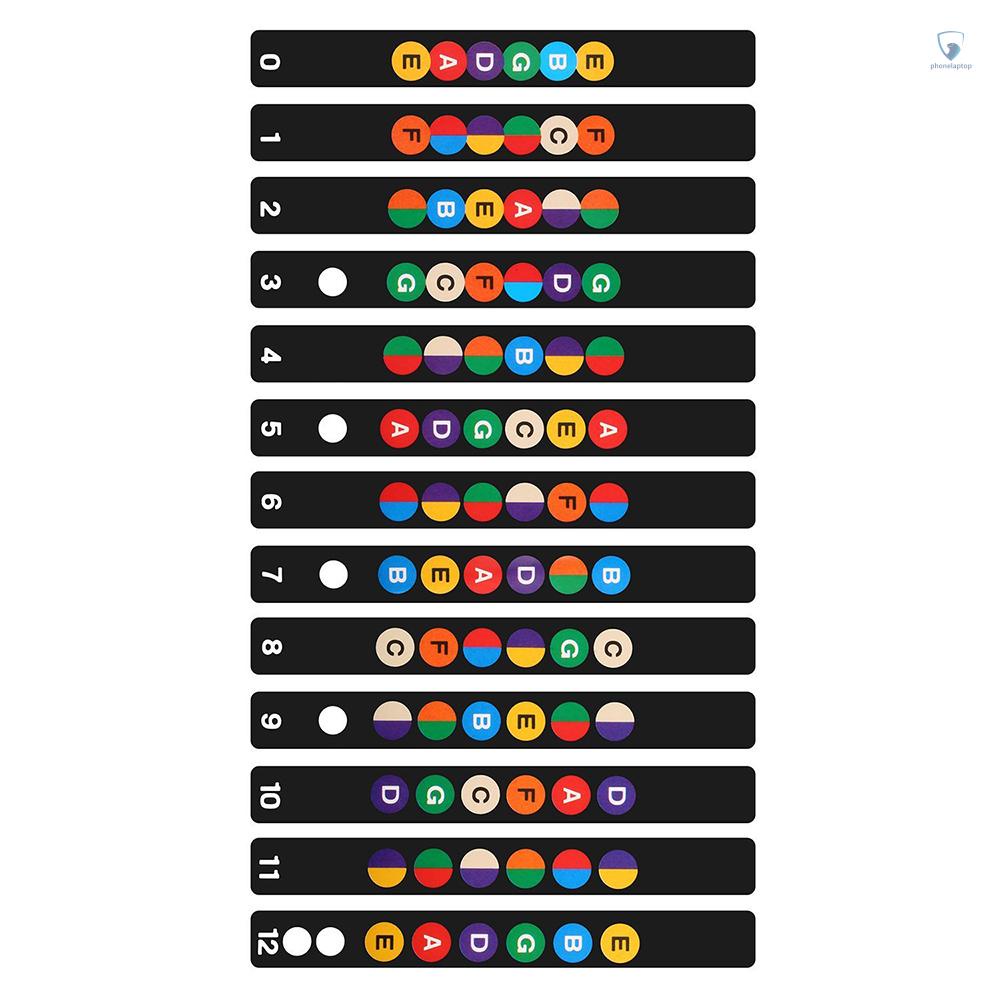 Đề Can Ghi Chú Dán Bảng Phím Đàn Guitar Sáng Tạo Cho Người Mới Bắt Đầu