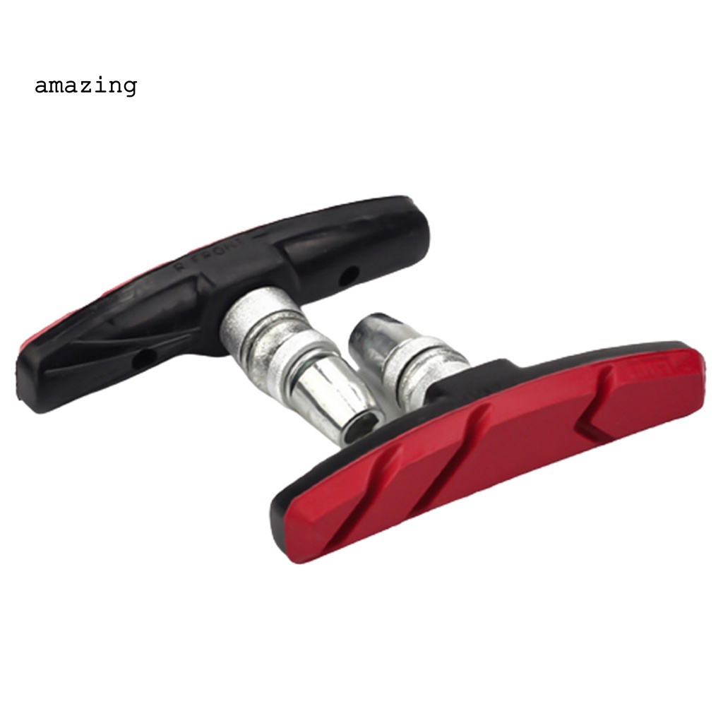 1 Cặp Má Phanh Xe Đạp Leo Núi Hình Chữ V Bằng Cao Su Bền