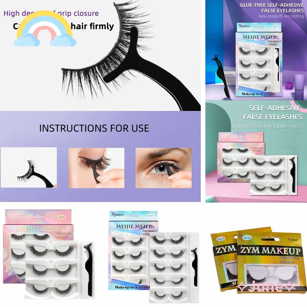 [Hàng mới về] Lông mi giả 3d tự dính chống bụi trang điểm làm đẹp tự nhiên