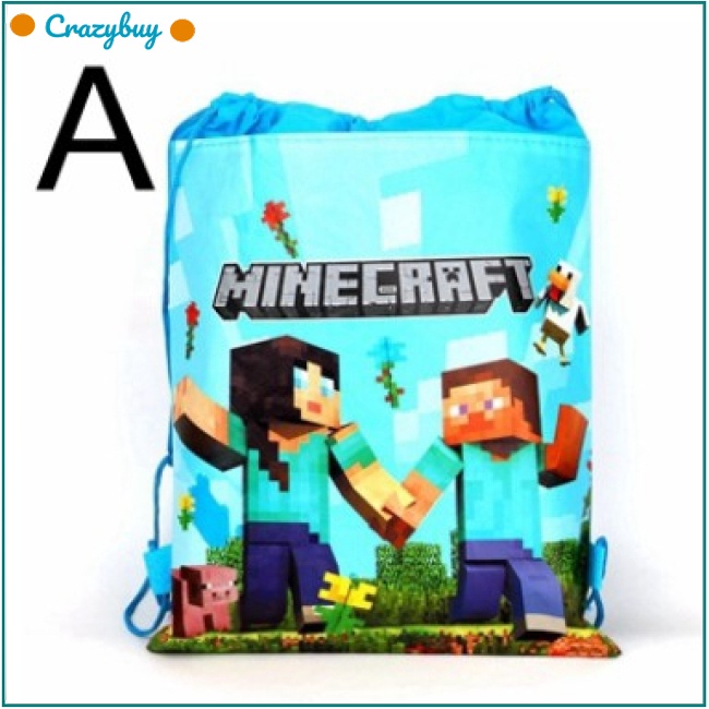 Cr 1 Túi Dây Rút Đựng Quà Giáng Sinh / Đám Cưới Hình Chuột Mickey / Minnie Hoạt Hình Dễ Thương