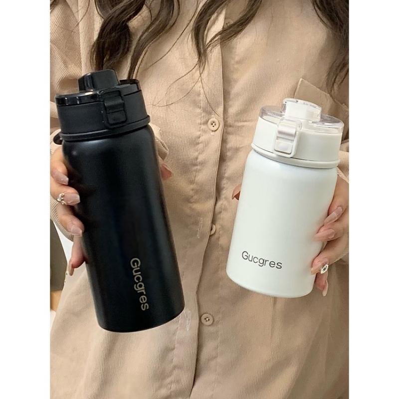 Bình Nước Giữ Nhiệt 316 Bằng Thép Không Gỉ 350ml / 550ml Với Decal 3D Nhỏ Gọn Thời Trang