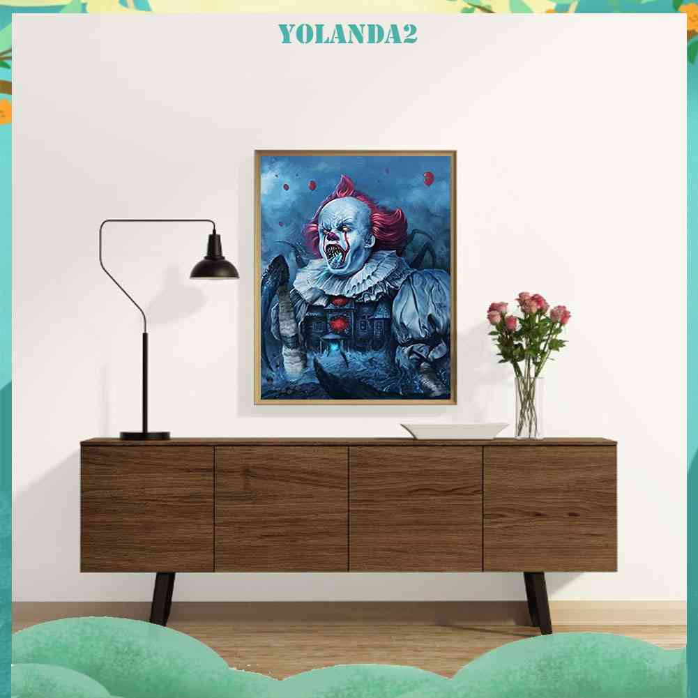 Tranh Đính Đá Kim Cương Toàn Bộ 5D DIY Hình Vẽ Nhân Vật Trang Trí Tường