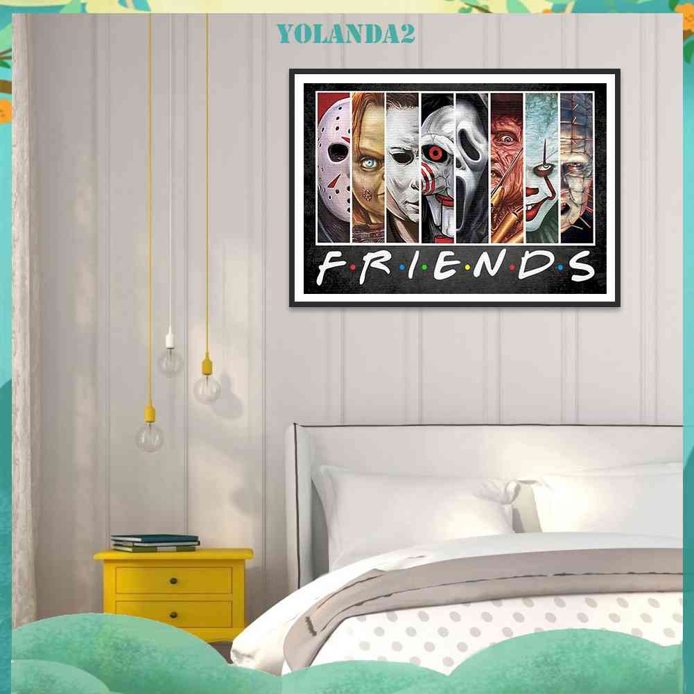 Tranh Đính Đá Kim Cương Toàn Bộ 5D DIY Hình Vẽ Nhân Vật Trang Trí Nhà Cửa