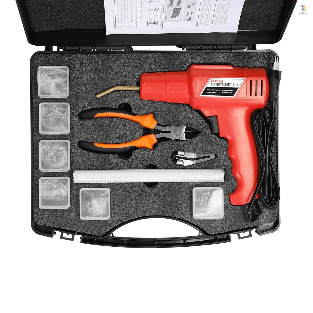 Máy Hàn Cầm Tay 100W Bằng Nhựa Kèm 600 Ghim Bấm