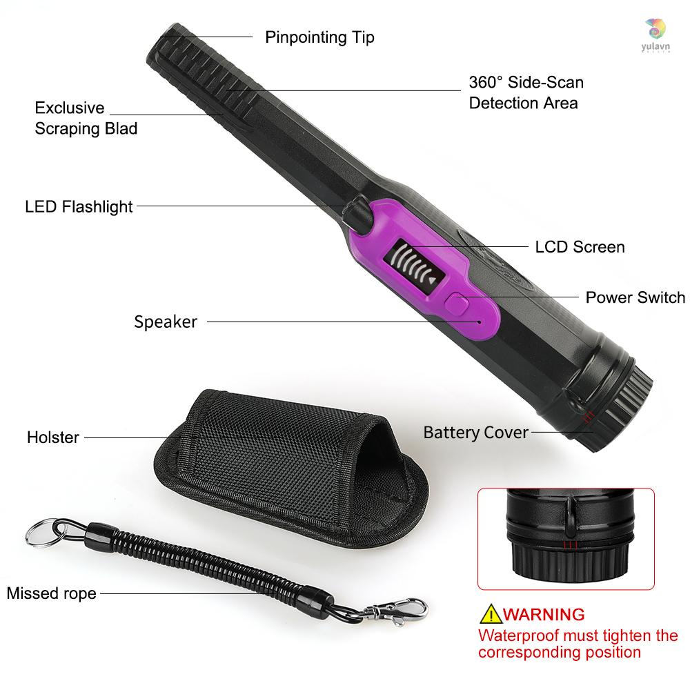Máy Dò Tìm Kho Báu Kim Loại Chống Thấm Nước 360 Độ yala IP68 Bằng Kim Loại° Máy Dò Kim Loại Scan Ba Chế Độ Báo Động Đa Năng Cho Người Lớn Và Trẻ Em