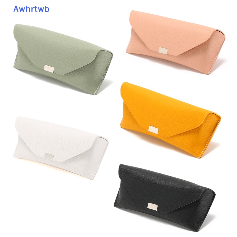 Hộp Đựng Mắt Kính Bằng Da Mềm Đính Kim Sa Lấp Lánh Phong Cách Retro Mới