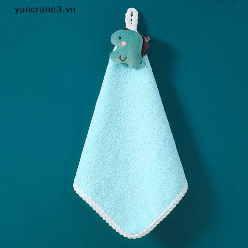 Khăn Lau Tay Vải Nhung San Hô Mềm Mại Thấm Hút Tốt 30 * 30cm {yancrane3.vn}