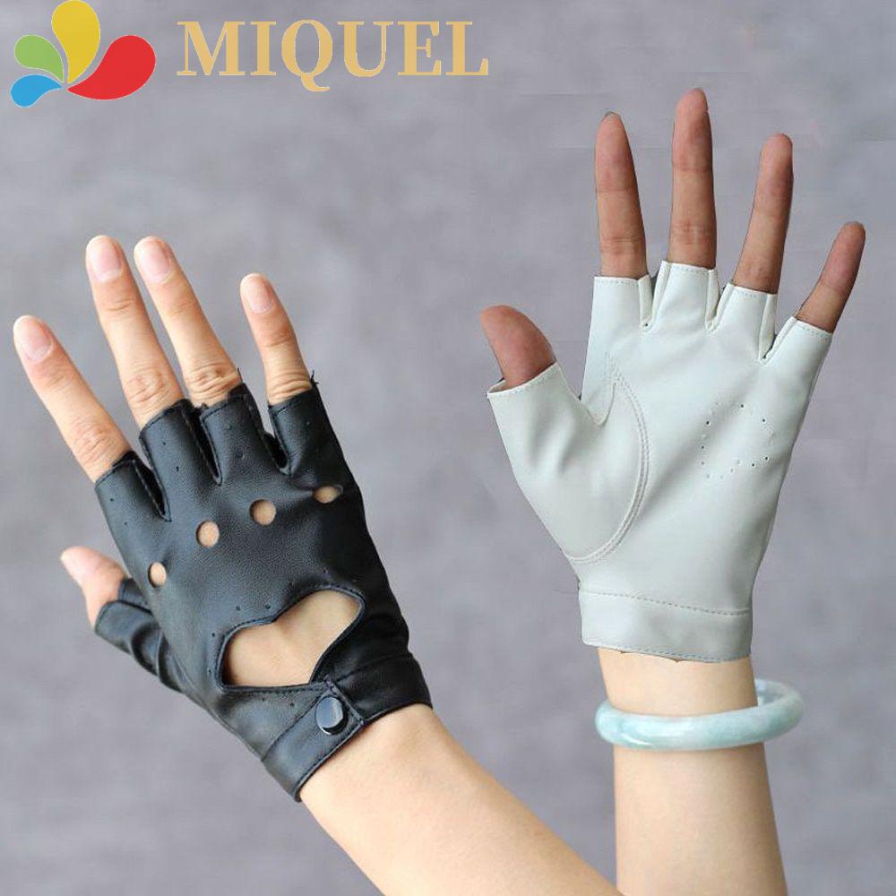 Găng Tay Hở Ngón Phong Cách Hip Hop Thanh Lịch Cho Nữ